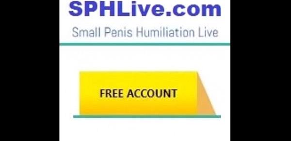  Small penis humiliation cam part 2